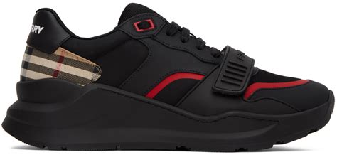 burberry sneakers velcro black|black Burberry sneakers men.